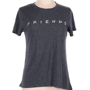 FRIENDS Gray Short Sleeve Classic Graphic T-shirt | EUC